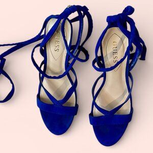 Guess Lace-Up Wedge Sandals – Size 7